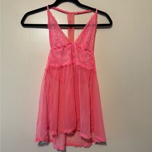 Victoria's Secret Pink Lace Chemise